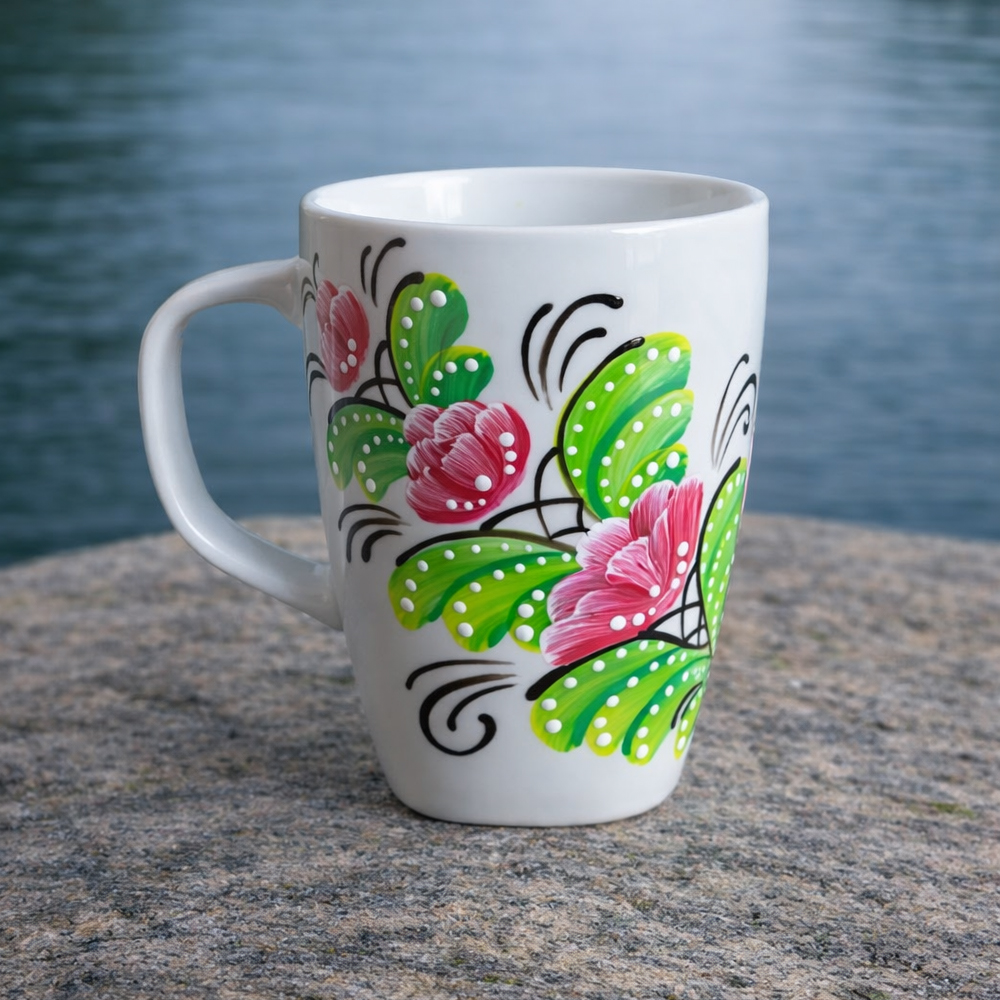 Kaffemugg med kurbits – Siljan