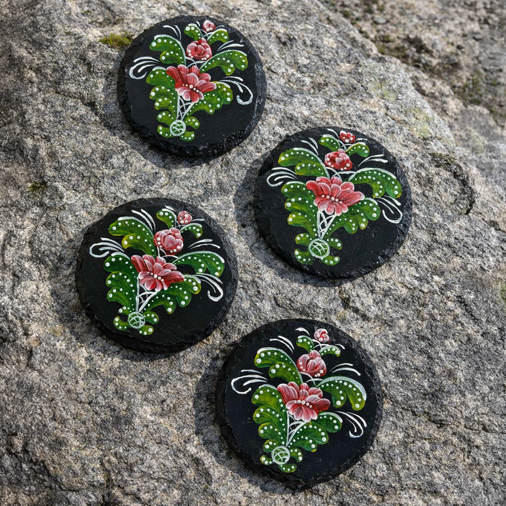 Stenunderlägg med kurbits